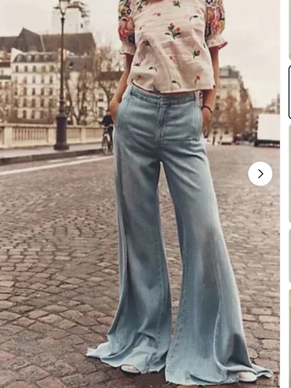NWT We the free chase the sun extreme wide leg jeans❤️❤️❤️❤️
